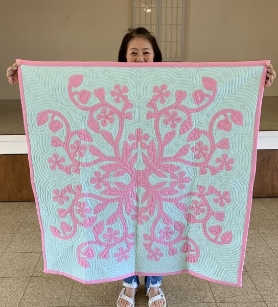 Arkansas - Apple Blossom Quilted by Kiko