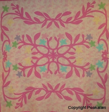 Yuko's Plumeria 60" x 90"
