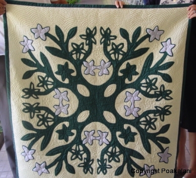 Plumeria 45" x 45"