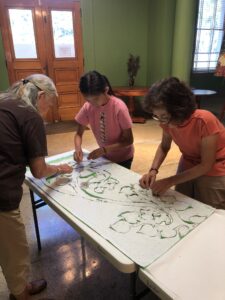 Cutting and Laying out a cut Bed runner